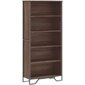 vidaXL Boekenkast 80x31x169 cm bewerkt hout bruin eikenkleurig