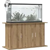 Super Merchant Aquariumstandaard Artisan Eikenhout 101x41x58 cm Bewerkt Hout