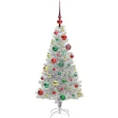 vidaXL Kerstboom Zilver 120 cm PET