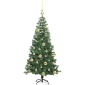 vidaXL Kerstboom Groen 120 cm PVC