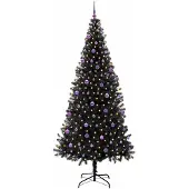 vidaXL Kerstboom Zwart 240 cm PVC
