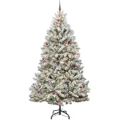 vidaXL Kunstkerstboom 300 cm 300 LED's Warmwit PVC en Staal