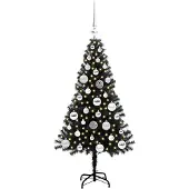 vidaXL Kerstboom Zwart 120 cm PVC