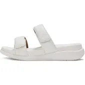 FitFlop Women F-Mode Go Adjustable Flatform Two-Bar Slides Urban White-Schoenmaat 38