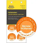 Avery Inspectiestickers, oranje, 30 mm, 80 stuks
