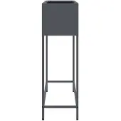 vidaXL Verhoogde Tuin Plantenbak Antraciet 100 x 26 x 82 cm Staal