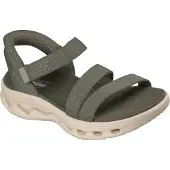 SKECHERS Sandaal 'Slip-Ins: Go Walk Glide-Step' groen