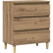 vidaXL Dressoir Artisan-Eikenhout, 60x35x70 cm, houtvezel