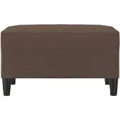 vidaXL Voetenbank 70x55x41 cm kunstleer bruin