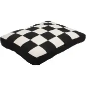 Laroy Cozy Block hondenkussen zwart/wit L