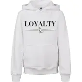 Mister tee Sweatshirt 'Loyalty' zwart / wit