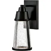 HINKLEY LED Wand Buitenlamp Miles | 8W 3000K 560Lm 830 | IP44 | Dimbaar | Black