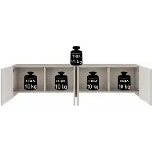 Selsey TV-meubel Archie 4-deurs | mdf beige 200x49x35 cm tv-meubels | NADUVI
