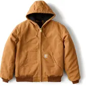 Carhartt Jas Men Iconic J140 Firm Duck Active Jac Brown-L