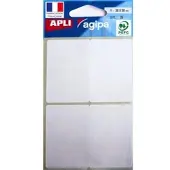 Agipa Alleskunner-etiketten, 38 x 58 mm, wit