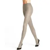 Falke Family eenkleurig katoen panty dames beige - maat 48-50