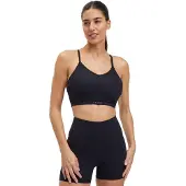 Falke Perform Better Light Support voor laag activiteitsniveau functioneel sportbeha dames zwart - maat XL
