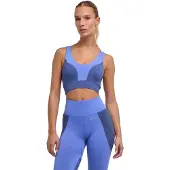 Falke CORE Seamless Medium Support voor laag activiteitsniveau functioneel sportbeha dames blauw - maat S