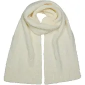 Falke Selection Bouclé sneldrogend warm wol wintersjaal unisex wit - maat ONESIZE