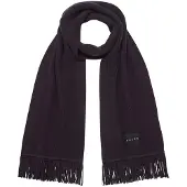 Falke Basic Label Big sneldrogend warm wol wintersjaal unisex bruin - maat ONESIZE