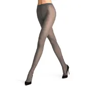 Falke Particle gedessineerd materiaal transparent 20 DEN panty dames grijs - maat L