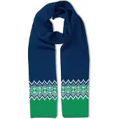 Falke Skiing sneldrogend warm wol functioneel materiaal wintersjaal unisex blauw - maat ONESIZE