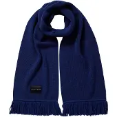 Falke Basic Label Big sneldrogend warm wol wintersjaal unisex blauw - maat ONESIZE