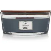 Woodwick Heartwick Flame Ellipse Geurkaars - Evening Onyx - 50 branduren