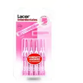 LACER Interdentaire borstel - - Ultra-fijn - 10 eenheden - Bi-materiaal handvat - Flexibele hals
