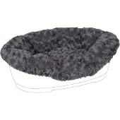 Flamingo Hondenkussen Tuck Cuddly Grijs XL – 92x61x26 cm – elastische pluche hoes – perfect voor Tuck hondenmand –