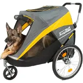Innopet Hercules 2.0 - Actie Gratis Regenhoes - Hondenbuggy - Hondenfietskar
