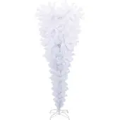 vidaXL Kunstkerstboom met 150 LED Wit 120 cm PVC en Staal