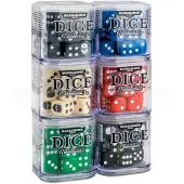 Games Workshop Citadel 12 mm dobbelstenen kubus 20-delige set voor Warhammer 40K - 1 x kubus (willekeurige kleur) (65-36)