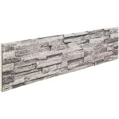 vidaXL Wandpanelen 10 st 100 x 25 cm Lichtgrijs EPS-schuim