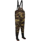 vidaXL Borstlaarzen met laarzen Maat 46 Camouflage