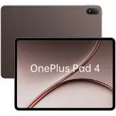 OnePlus Pad 4 tablet, 13,2 inch, 12 GB RAM, 256 GB opslag, WiFi, bruin