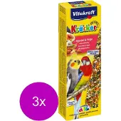 Vitakraft Valkparkiet Kracker - Vogelsnack - Fruit - 3 x 2 st