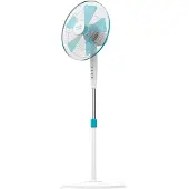Molecule Cecotec EnergySilence 500 staande ventilator wit blauw 40W stille oscillatie verstelbare hoogte