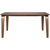 Housecraft living Walden Eettafel 160x90 cm Hout Walnootkleur bruin