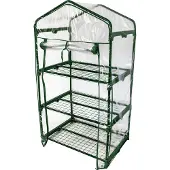 Windhager Balkon Koude Kas Folie Kas voor Kruiden, Tomaten & andere Planten 68x49x128cm Transparant