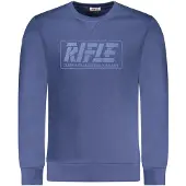 Rifle Blauw Katoenen Heren Sweatshirt