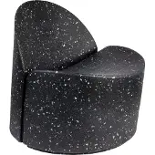 Zuiver Fauteuil Bloom Lounge Chair Black-Galaxy