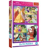 Trefl 34440, 70 stukjes, Puzzel met tekenfilms, Geschikt voor kinderen vanaf 4 jaar