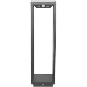 Zafferano 2,2 W donkergrijze LED-zonnelantaarn voor buiten met batterij IP54