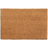 vidaXL Deurmat 50x80 cm getufte kokosvezel naturel
