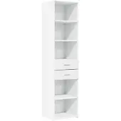 vidaXL Hoge kast 45x42,5x185 cm bewerkt hout wit