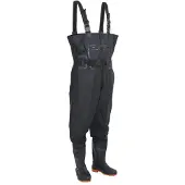 vidaXL Waadpak met laarzen en riem maat 44 zwart