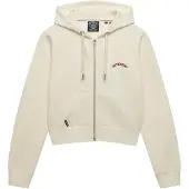 Superdry Sweatvest 'Essential' bourgogne / wolwit