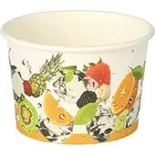 Papstar 10x 50 IJsbekers karton 125 ml Ø 75 cm · 48 cm Fruit