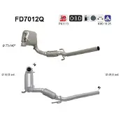 As FD7012Q Roetfilter (DPF)